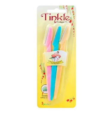 Tinkle Women Eyebrow Razor, 3 pcs Set – Precision Facial Hair Removal Razor